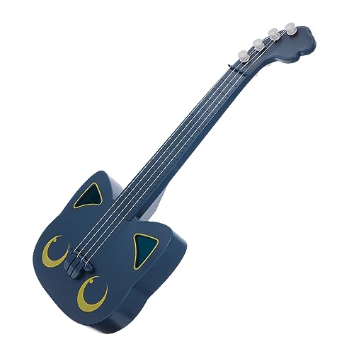 VANZACK Spielbare Kleine Ukulele Katzenmotiv mit Saiten Pädagogisches Musikinstrument für Kreatives Cartoon Design Fördert Musikalisches Interesse und Fantasieentwicklung VANZACK Spielbare Kleine Ukulele Katzenmotiv mit Saiten Pädagogisches Musikinstrument für Kreatives Cartoon Design Fördert Musikalisches Interesse und Fantasieentwicklung von VANZACK