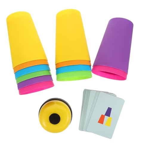 VANZACK Stapelturm Bunte Becher für Reaktionsspiel Eltern Junge Mädchen Lernspielzeug Party Pädagogisch Sicher Langlebig VANZACK Stapelturm Bunte Becher für Reaktionsspiel Eltern Junge Mädchen Lernspielzeug Party Pädagogisch Sicher Langlebig von VANZACK