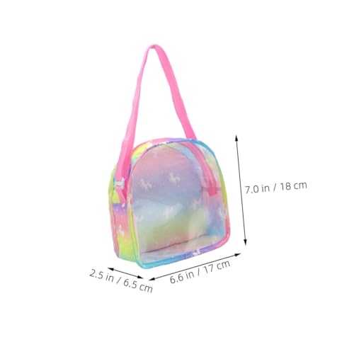 VANZACK Transparente Kleine Puppenzubehör Aufbewahrungstasche aus Strapazierfähigem Handlich für Fläschchen und Babypuppen Vielseitige Reise und Aufbewahrungslösung VANZACK Transparente Kleine Puppenzubehör Aufbewahrungstasche aus Strapazierfähigem Handlich für Fläschchen und Babypuppen Vielseitige Reise und Aufbewahrungslösung von VANZACK