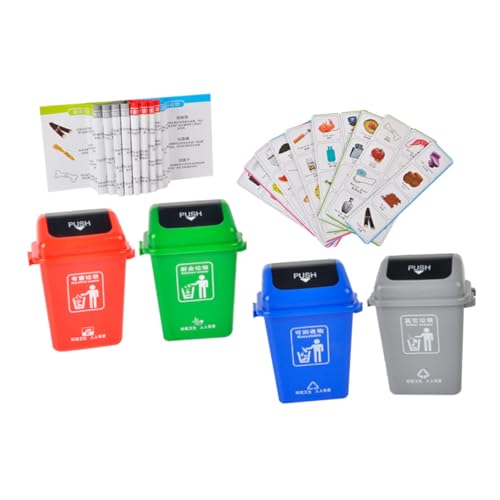 VANZACK Umweltfreundliches Lernspielzeug Mülltrennung Spielset für Pädagogisches Abfallklassifizierungs Spiel mit Sicherem Abgerundetem Design Fördert Umweltbewusstsein und VANZACK Umweltfreundliches Lernspielzeug Mülltrennung Spielset für Pädagogisches Abfallklassifizierungs Spiel mit Sicherem Abgerundetem Design Fördert Umweltbewusstsein und von VANZACK