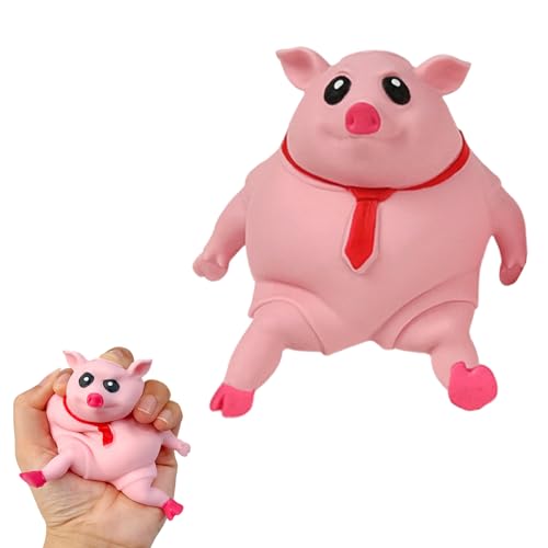 VARKAGE Stress Schwein Stress Spielzeug, , Piggy Squeeze Toy, Anti Stress Spielzeug, Kreatives Dekompressions Piggy, Fidget Toys für Kinder Erwachsener von VARKAGE