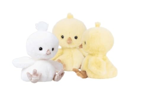 VARZI Plüsch Küken Baby Chicky 15 cm Küken Plüsch kleines Geschenk | 6 x 9 x 6 cm (Gelb) von VARZI