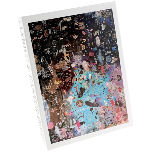 VAVPUP 1000 Stück Jigsaw Rätsel für Erwachsene Einzigartige Texte Puzzle Neuheit Themenpuzzles Rätsel Bildungsrätsel Set Geschenk für Männer Frauen Kinder Senioren Senioren(1000 Stücke) von VAVPUP