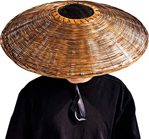 VAYEODEYU Orientalischer Hut，Party Cosplay Hut Japanischer Hut Asiatischer Hut Samurai Hut Handgemachter Hut Cosplay Hut(Brown) von VAYEODEYU