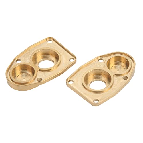 VBESTLIFE 2PCS RC Messing Portalgehäuse Verbesserte Leistung Gold Messing Achsschenkelgehäuse für Axial SCX10 III 1 10 RC Autos von VBESTLIFE