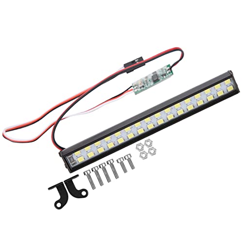 VBESTLIFE 32 Stück Lampenperlen RC Auto Dachlampe, RC Crawler Universal LED Lichtleiste Zubehör Länge 100 Mm Passend für Hsp, Redcat RC Auto (Schwarz) von VBESTLIFE