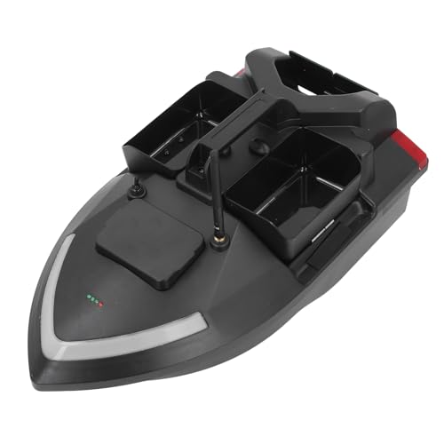 VBESTLIFE Ferngesteuertes Fischerboot, 3 Propeller, 2,4 G Hochgeschwindigkeits-RC-Angelköderboot Zum Angeln Im See, 500 M Reichweite, 2 Kg Last, Tempomat mit Konstanter Geschwindigkeit von VBESTLIFE