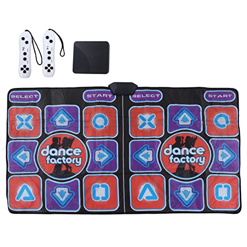 VBESTLIFE Tanzpad für Erwachsene, Elektronische Tanzmatte für Fernseher, Musik-Doppeltanzpad mit Kabellosem Griff, für Früherziehung, Bewegung, Yoga-Tanzen VBESTLIFE Tanzpad für Erwachsene, Elektronische Tanzmatte für Fernseher, Musik-Doppeltanzpad mit Kabellosem Griff, für Früherziehung, Bewegung, Yoga-Tanzen von VBESTLIFE