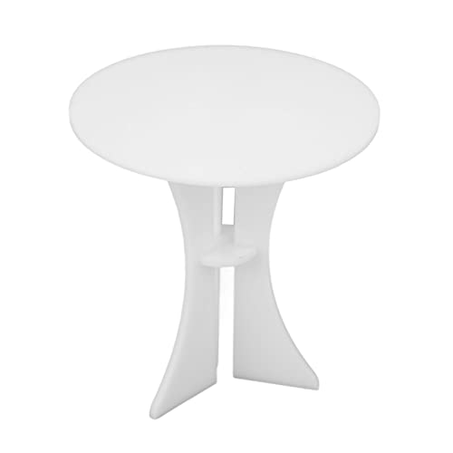 Vbestlife Puppenhaus Runder Tisch, 1/6 Acryl-Miniatur Möbel für Puppenhaus Wohnzimmer Szenen Dekoration Vbestlife Puppenhaus Runder Tisch, 1/6 Acryl-Miniatur Möbel für Puppenhaus Wohnzimmer Szenen Dekoration von VBESTLIFE