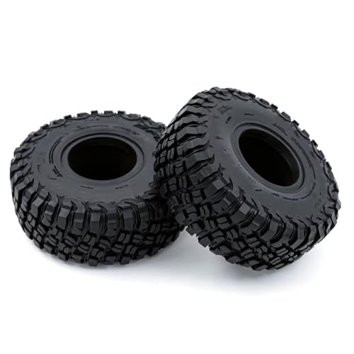 Reifen Kunststoff Räder Kompatibel Mit Für traxxas Für TRX4 Für AXIAL Für SCX10 Für RC4WD-Teile, 2 Stück 1,9-Zoll-Reifen, 117 MM Spezialreifen, 1/10 RC Crawler Car von VBNYBA