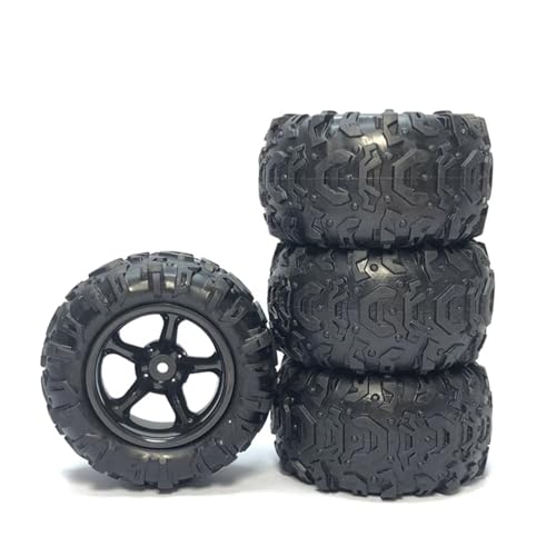 VBNYBA Reifen Kunststoff Räder Kompatibel Mit PX9300-21 Für Pxtoys Für Enoze 9300 9302 9300E 9302E 9303E 9304E 1/18 RC Auto Ersatzteile Zubehör Reifen Reifen Rad(A_4PCS) von VBNYBA
