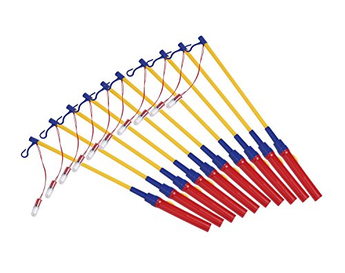 10x Laternenstab elektrisch VBS Großpackung 40 cm Laternen-Laufen St-Martin von VBS Hobby Service