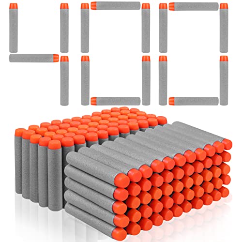 VCOSTORE Nerf Pfeile, 400 Stück Nerf Darts Nerf Munition Pfeile Dart Bullets Refill,Foam Pfeile für N-Strike Elite Blasters Series von VCOSTORE