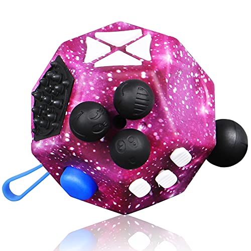 VCOSTORE Fidget Cube mit 12 Seiten, Infinity Cube Fidget Anti Stress Würfel Spielzeug für Erwachsene Kinder mit ADHS,ADD,ASD,ADHD von VCOSTORE