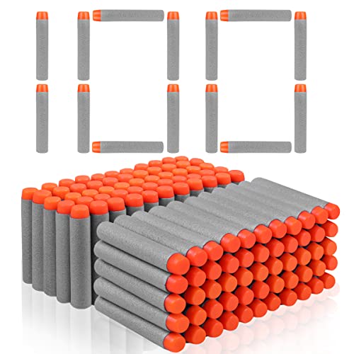 VCOSTORE Nerf Pfeile, 100 Stück Nerf Darts Nerf Munition Pfeile Dart Bullets Refill,Foam Pfeile für N-Strike Elite Blasters Series von VCOSTORE