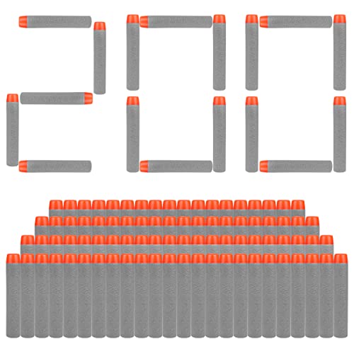 VCOSTORE Nerf Pfeile, 200 Stück Nerf Darts Nerf Munition Pfeile Dart Bullets Refill,Foam Pfeile für N-Strike Elite Blasters Series VCOSTORE Nerf Pfeile, 200 Stück Nerf Darts Nerf Munition Pfeile Dart Bullets Refill,Foam Pfeile für N-Strike Elite Blasters Series von VCOSTORE