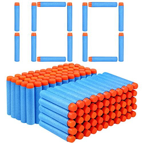 VCOSTORE Nerf Pfeile - 100 Stück Nerf Darts Nerf Munition Pfeile Dart Bullets Refill Darts Foam Pfeile für N-Strike Elite Blasters Series von VCOSTORE