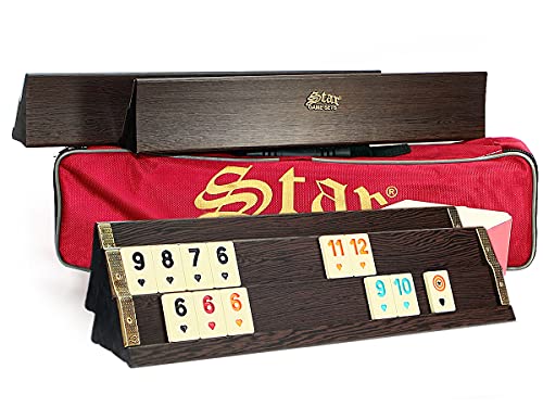 VD vatan since 1975 Original Premium Rummy, Türkische Okey Spiel, Rummy, Romee aus Schwere Holz (Braun) von VD vatan since 1975