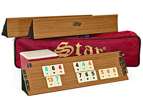 VD vatan since 1975 Original Premium Okey Rummy Türkische Okey Spiel Rummy Romee aus Schwere Holz (Hell Braun) von VD vatan since 1975