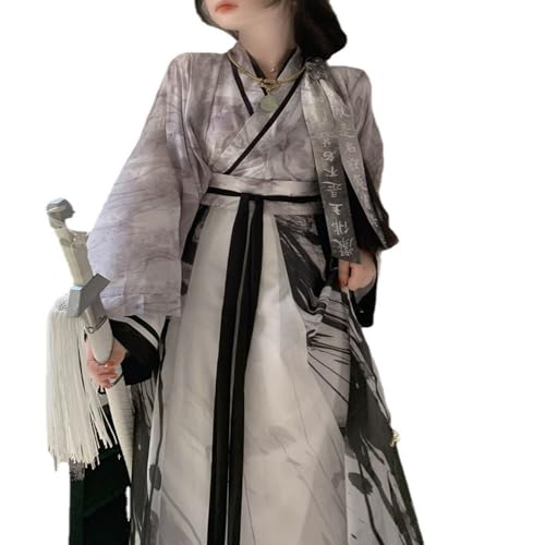 VDCVADKYE Chinesisches Hanfu-Kleid, Wei und Jin Stil Hanfu Männer und Frauen Stil mit Jin Made Han Elemente(Large) von VDCVADKYE