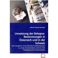 Holzinger-Neulinger, M: Umsetzung der Bologna-Bestimmungen i von VDM