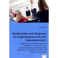 Kracke, O: Kontinuität und Diagnose im Englischunterricht de von VDM