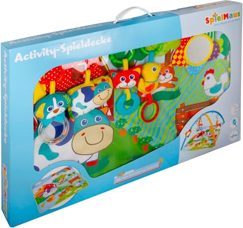 SpielMaus Baby Activity Spieldecke und Spiegel von VEDES Großhandel G