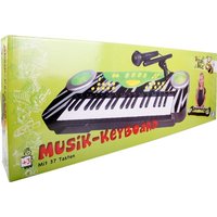Boogie Bee Elektronisches Keyboard mit Mikrofon, Länge 68 cm Boogie Bee Elektronisches Keyboard mit Mikrofon, Länge 68 cm von VEDES Großhandel GmbH - Ware