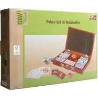 Natural Games Pokerset im Holzkoffer mit 200 Chips von VEDES Großhandel GmbH - Ware