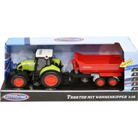 Speedzone Traktor mit Wannenkipper, Licht & Sound, Friktion Speedzone Traktor mit Wannenkipper, Licht & Sound, Friktion von VEDES Großhandel GmbH - Ware