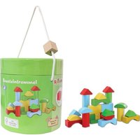 SpielMaus Holz Bausteine in Trommel, 90 Stück, bunt SpielMaus Holz Bausteine in Trommel, 90 Stück, bunt von VEDES Großhandel GmbH - Ware