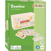 SpielMaus Holz Domino mit Tiermotiven, 28 Teile von VEDES Großhandel GmbH - Ware