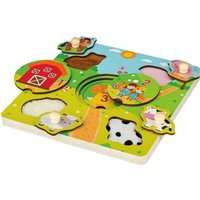 SpielMaus Holz Fühlpuzzle Farmtiere, 6-teilig von VEDES Großhandel GmbH - Ware