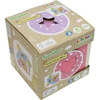 SpielMaus Holz Steckbox, Silikon, 6 Teile von VEDES Großhandel GmbH - Ware