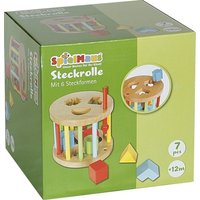 SpielMaus Holz Steckbox, rund, 6 Steine von VEDES Großhandel GmbH - Ware