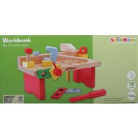 SpielMaus Holz Werkbank 15-teilig, 29 x 14 x 13 cm SpielMaus Holz Werkbank 15-teilig, 29 x 14 x 13 cm von VEDES Großhandel GmbH - Ware