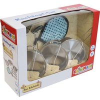 SpielMaus Küche Edelstahl Topfset, 9-teilig SpielMaus Küche Edelstahl Topfset, 9-teilig von VEDES Großhandel GmbH - Ware
