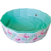 Splash & Fun Fix Pool Flamingo #80 cm, faltbar, mit Tasche von VEDES Großhandel GmbH - Ware