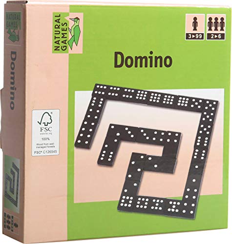 VEDES Großhandel 0060523983 Natural Games Holz Domino, 55 Steine, FSC von VEDES Großhandel GmbH - Ware