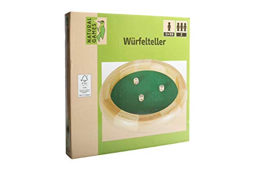 VEDES Großhandel GmbH - Ware 0061909401 Natural Games Würfelteller Ø30 cm von VEDES Großhandel GmbH - Ware