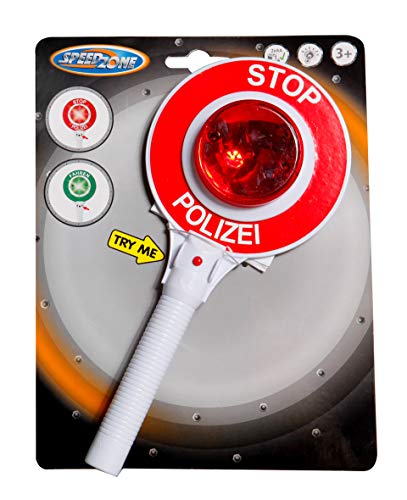 VEDES Großhandel GmbH - Ware 80401914 Speed Zone Polizeikelle m. 2 LED-Lichter,190x250 von VEDES Großhandel GmbH - Ware