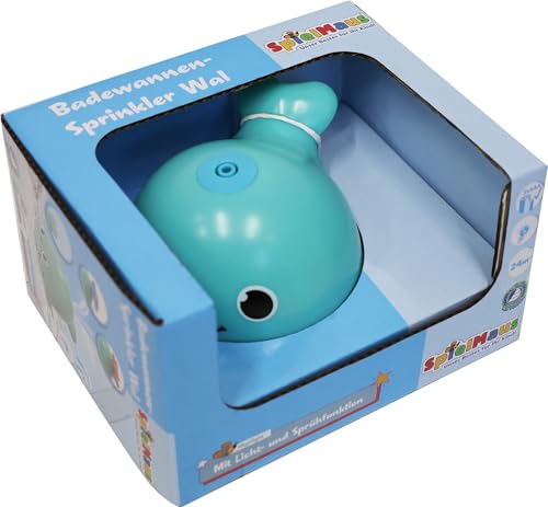 VEDES Großhandel GmbH - Ware SpielMaus Baby Badewannen-Sprinkler Wal, mit Licht von VEDES Großhandel GmbH - Ware