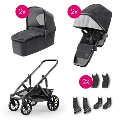 Veer Switchback &Roll Zwillingskinderwagen Set inklusive einer gratis Babywanne von VEER