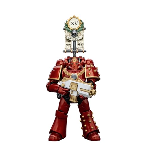 VEGAWIWI Actionfigur, 1/18 Official Horus Heresy Tausend Söhne Khenetai Okkulte Kabale Khenetai Blade Figur, Sammelfigur für Jungen Geschenke (Legionär mit Legion Vexilla) von VEGAWIWI