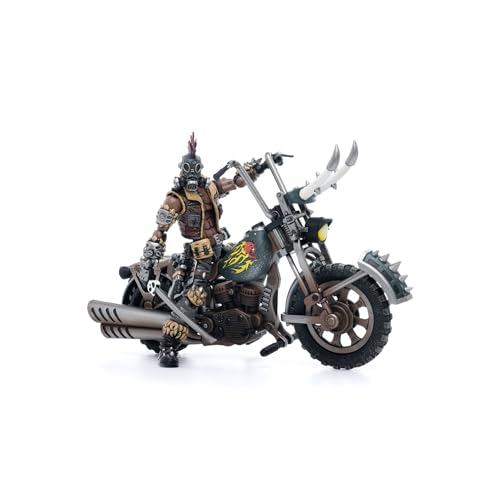 VEGAWIWI Actionfigur 1/18 Joytoy Battle for The Stars Der Kult von San Reja-Logan mit Motorrad-Höllen-Walker H-20, Sammel-Actionfigur für Jungen Geschenke (Logan und Motorrad) von VEGAWIWI