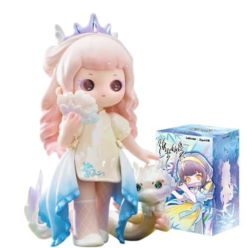 VEGAWIWI Anime Blind Box, 14cm Cute Ziyuli Cherry Blossom Fairy Tale Series Blind Box Figur für Desktop Ornament, Collectable PVC Figur für Geburtstagsgeschenke (1PC) von VEGAWIWI