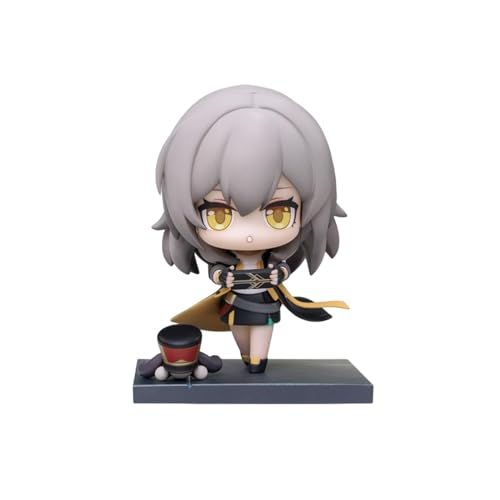 VEGAWIWI Anime Figrue, 7,6 cm süße HSR Offizielle Time of Departure Serie PVC Figur, Sammlerstück Anime Figur für Geburtstagsgeschenke (Trailblazer weiblich) von VEGAWIWI