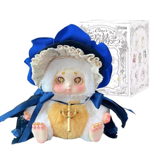 VEGAWIWI Anime Plüsch-Blindbox, 15 cm, niedliche Timeshare-Blumenhaus-Zauberer-Serie, gefüllte Blindbox, Sammel-Plüschpuppe für Geburtstagsgeschenke von VEGAWIWI