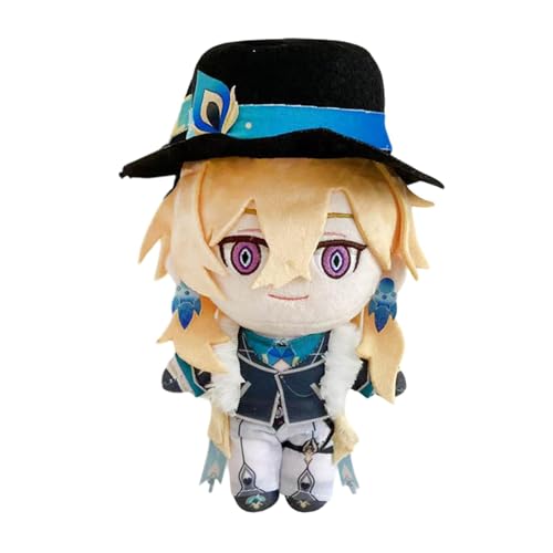 VEGAWIWI Anime Plüschpuppe, 20 cm süße Honkai Sternschiene Weiche Stoffpuppe, Kawaii Sammelplüschpuppe für HSR-Fans (Aventurin) von VEGAWIWI