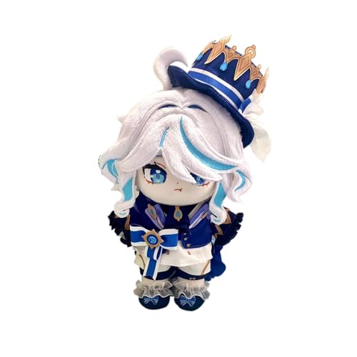 VEGAWIWI Anime Plüschpuppe, 20cm Niedliche Genshin Impact Soft Dress up Puppe mit Kleidung, Sammelbare Kawaii Plüschpuppe für Genshin Fans (Furina) von VEGAWIWI